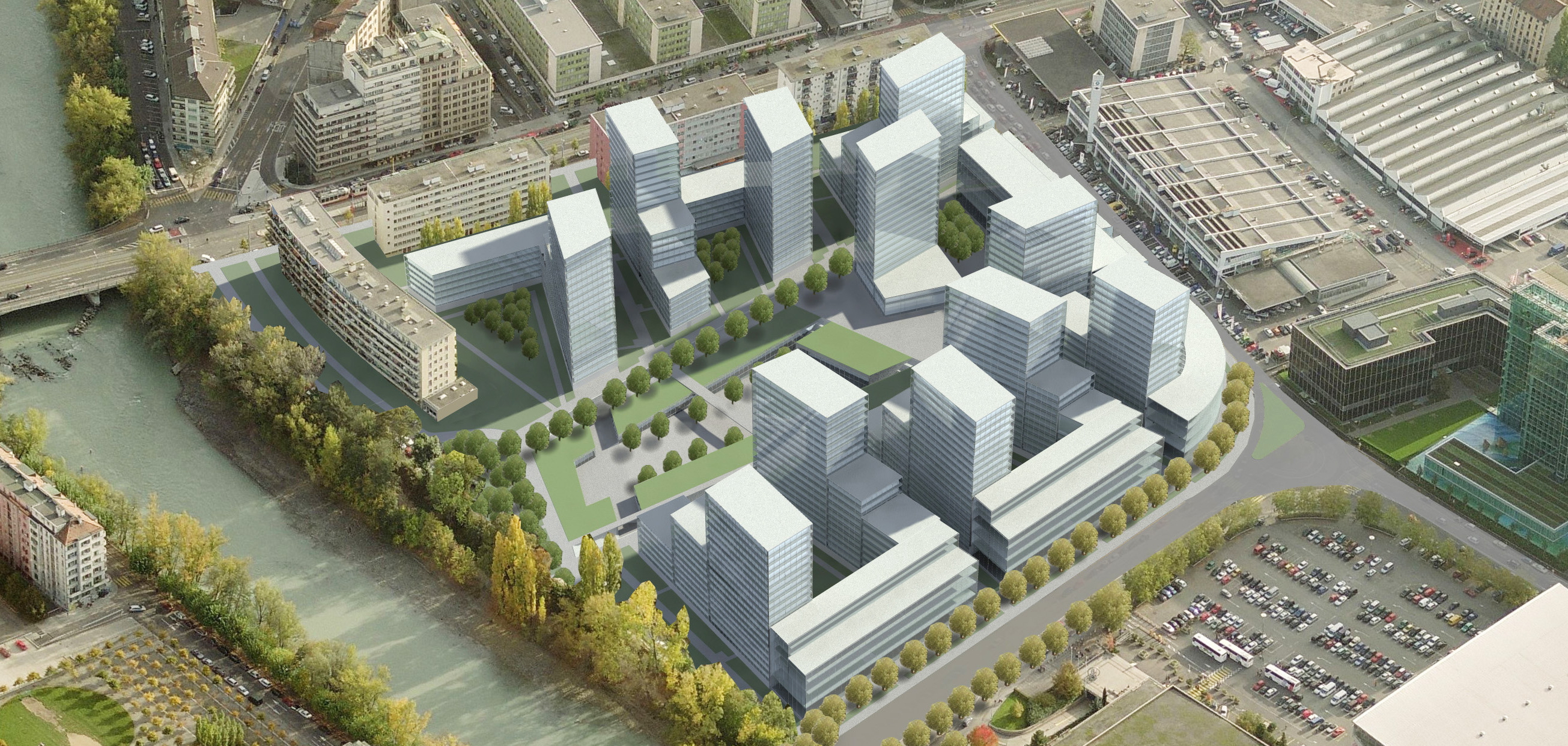 Nouveau quartier Les Vernets Geneve 2014 by Dragan Architecture Paris